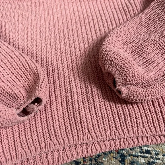 Girl H&M Dusty Rose Crew Neck Sweater - Picture 5 of 6